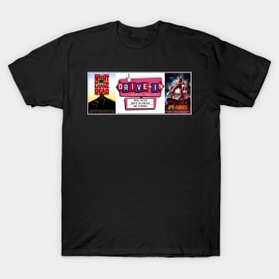 Drive-In Double Feature - Army of Darkness & Night of the Living Dead T-Shirt